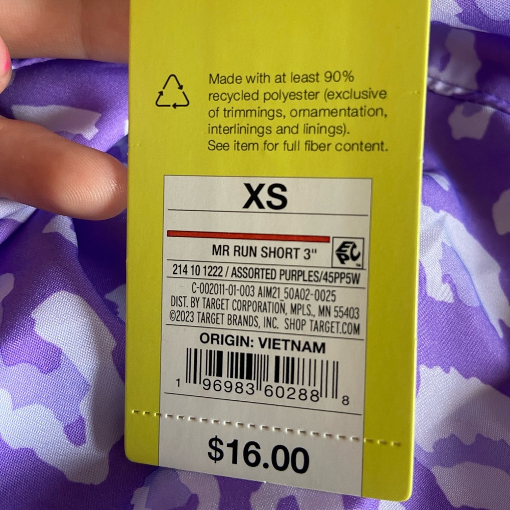 Brand new never worn workout shorts